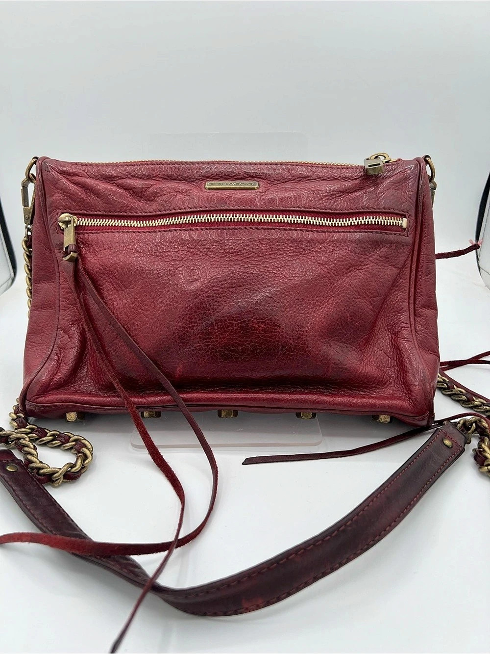Rebecca Minkoff Mini MAC Crossbody Red Leather Bag